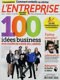Magazine l'Entreprise - Décembre 2012 / Janvier 2013